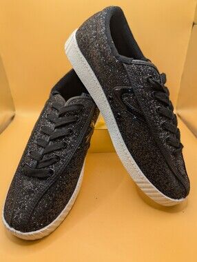 Sparkling Black Athletic Shoes for Women.I Have Size 8,9.5, 11 Still Available